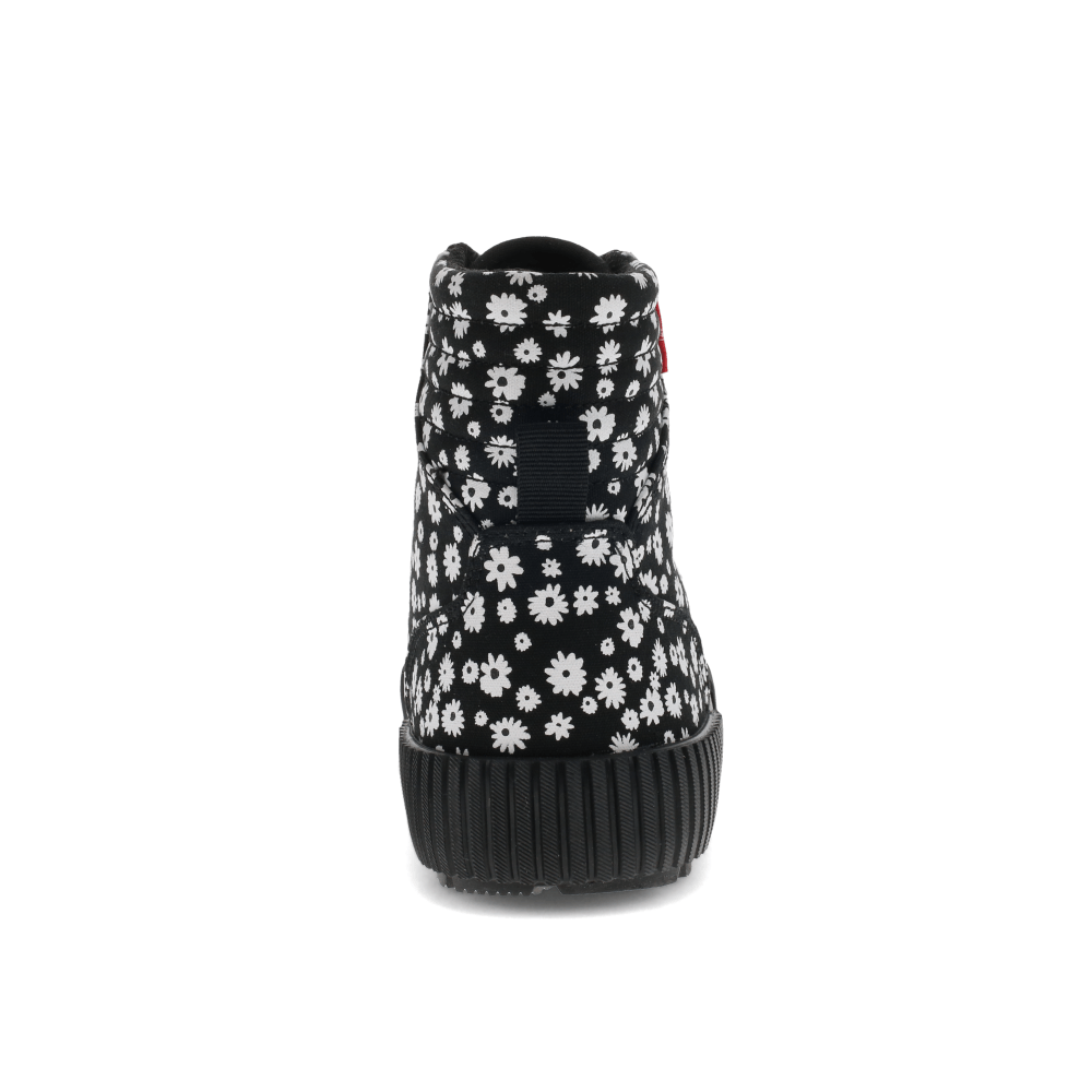 Black Mono-Levi's Womens Olivia Floral Fabric Hightop Fashion Sneaker Shoe