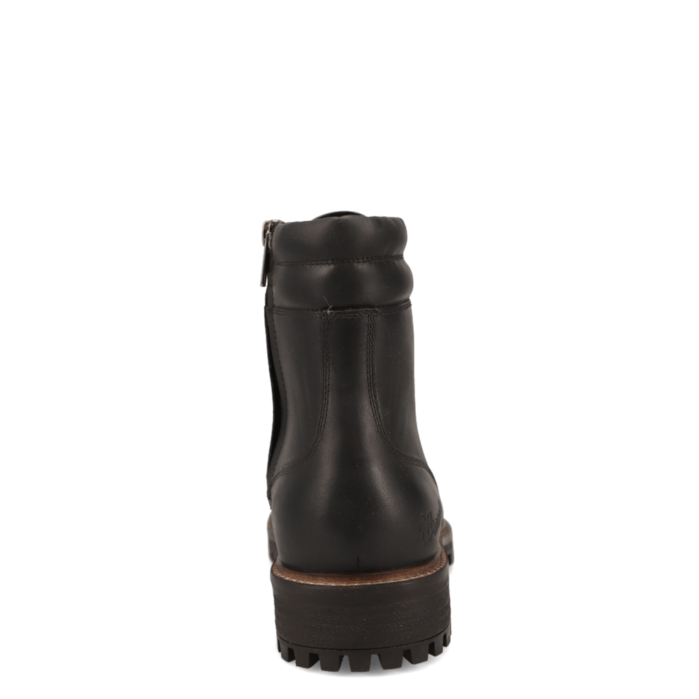 Black-WRANGLER Mens Jace Leather Captoe Lace-up Boot