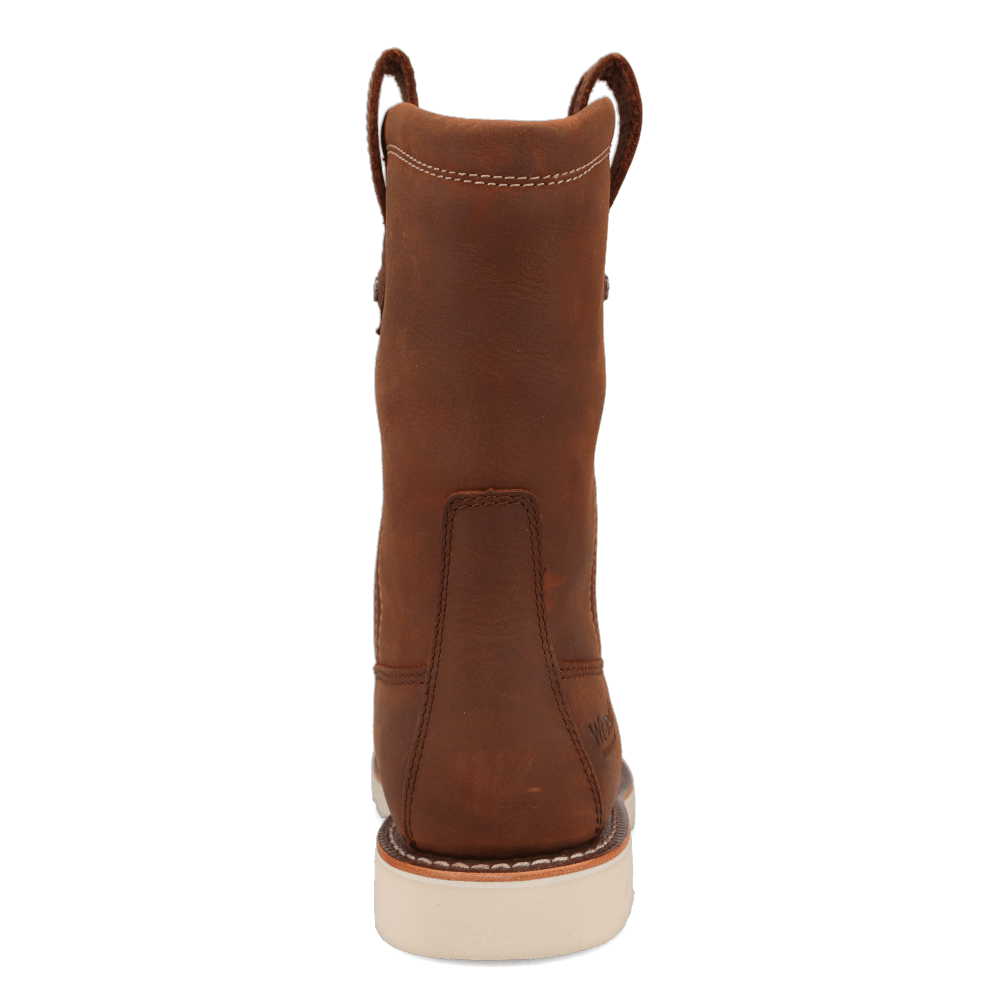 Saddle Tan-WRANGLER Mens Tex Steel Toe Waterproof Wedge Work Boot