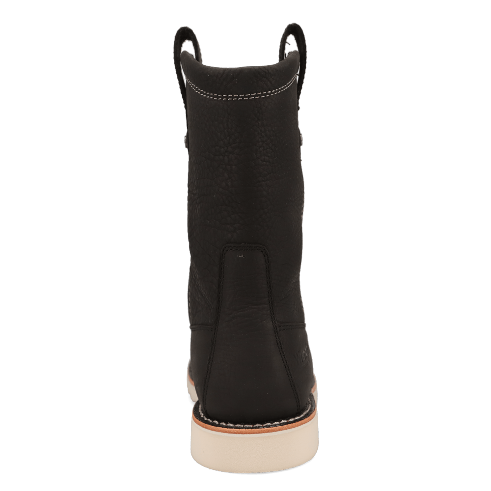 Black-WRANGLER Mens Tex Steel Toe Waterproof Wedge Work Boot