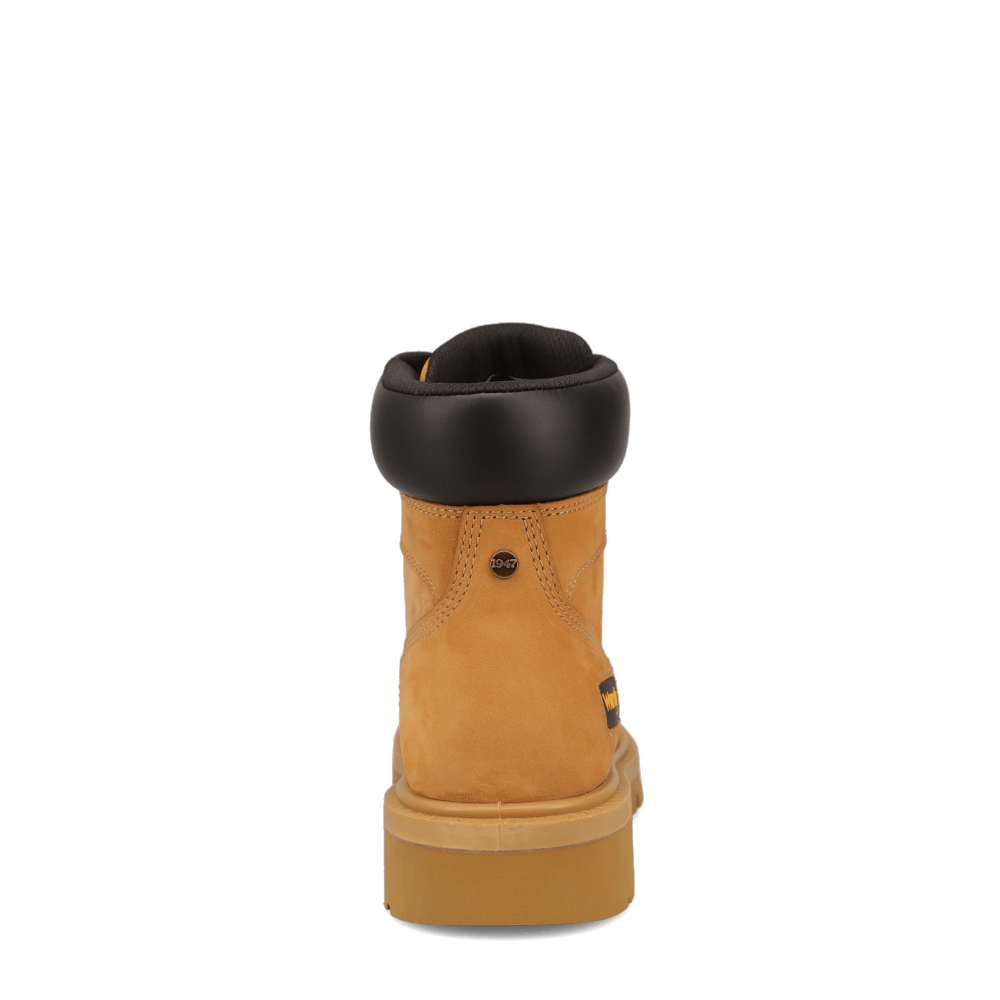 Wheat-WRANGLER Womens Aubrey Steel-Toe Work Boot