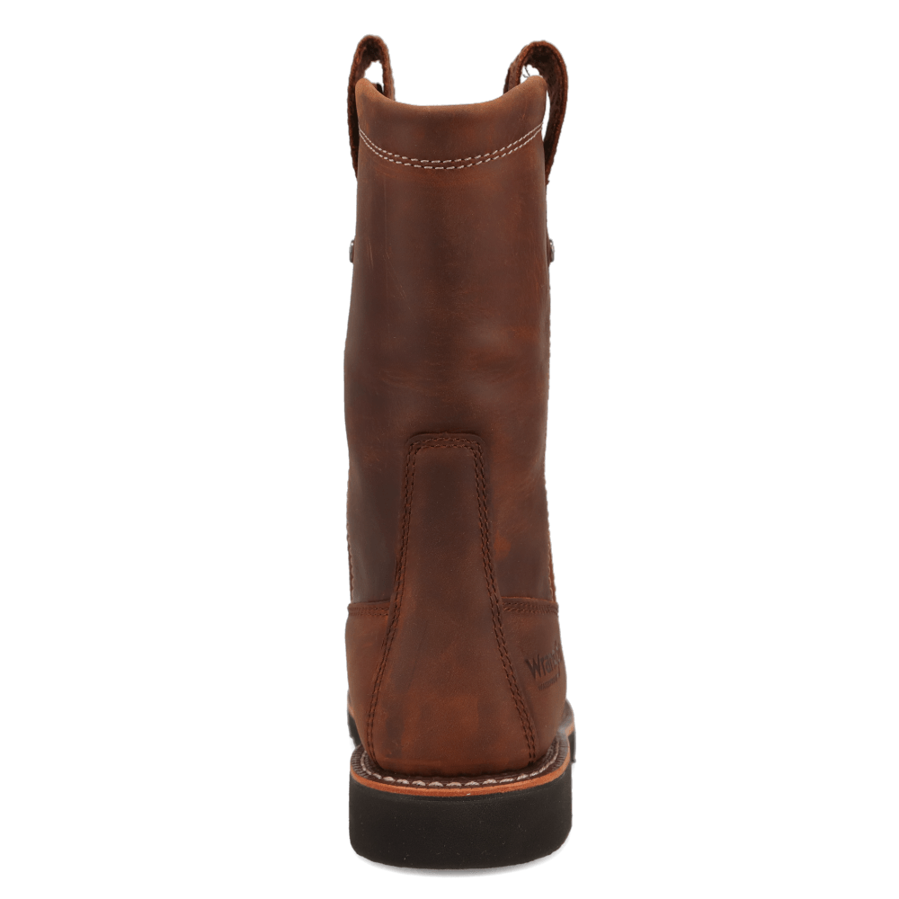 Saddle Tan-WRANGLER Womens Tanya Waterproof Wedge Work Boot
