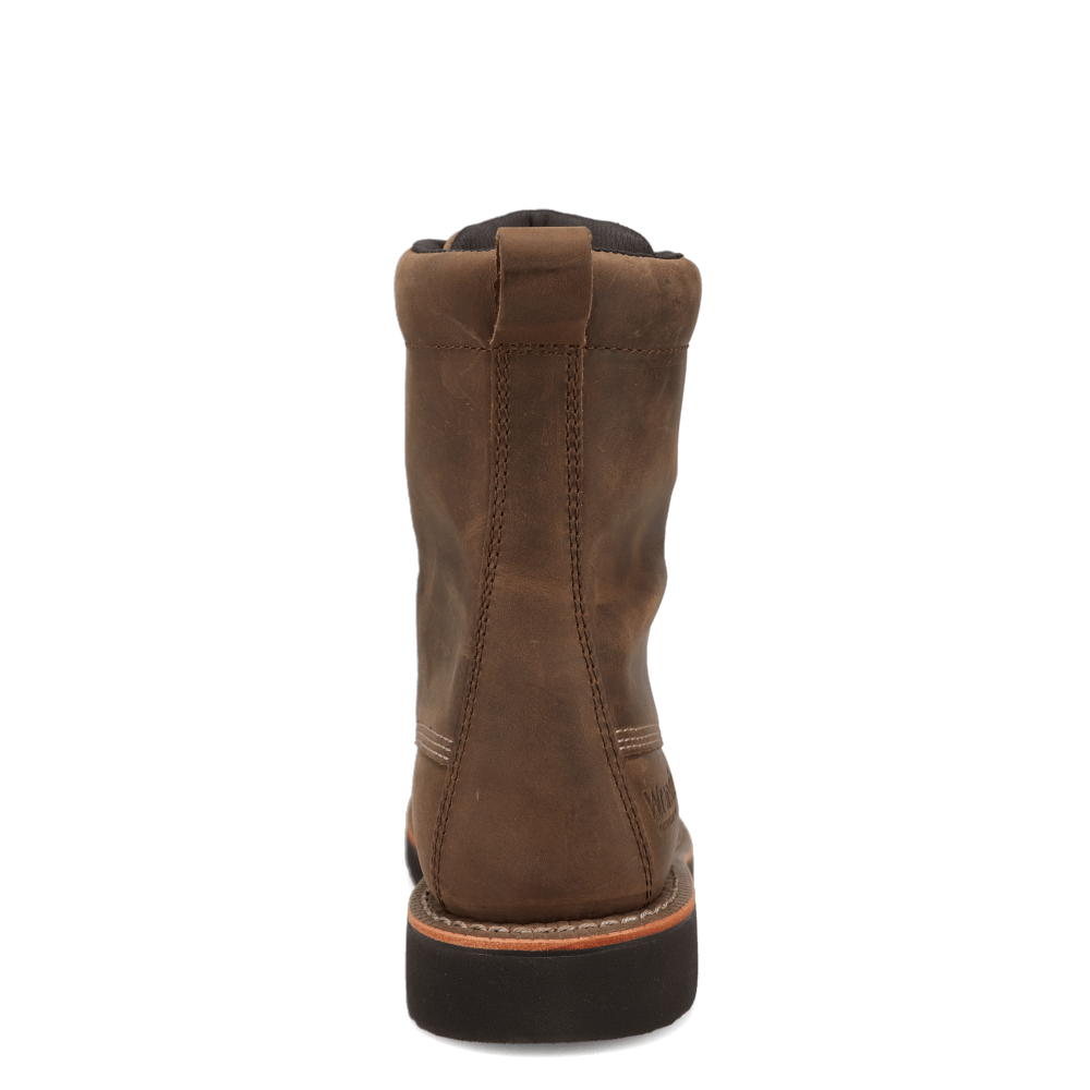Grey-WRANGLER Womens Toni Steel-Toe Waterproof Wedge Work Boot